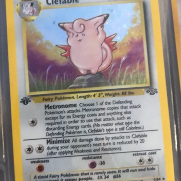 Near mint clefable - Picture 3 of 4